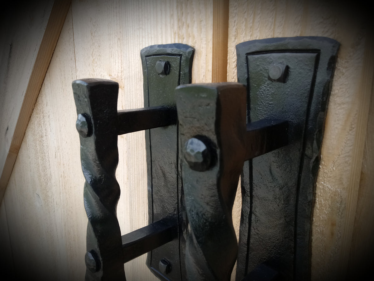 Hand Crafted Custom Hand Forged Door And Drawer Pulls by Organic