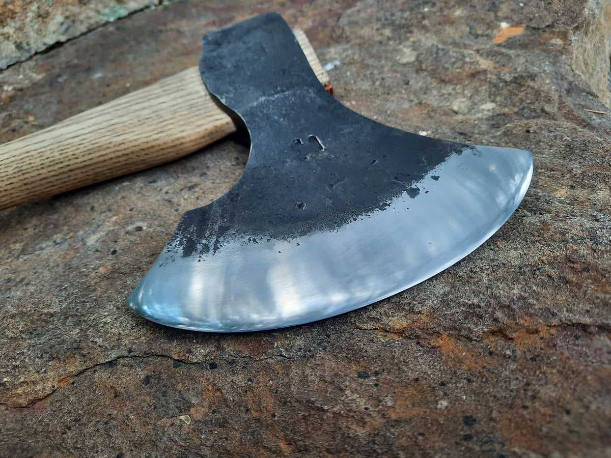 Hand forged carving axe — Shipwright Skills