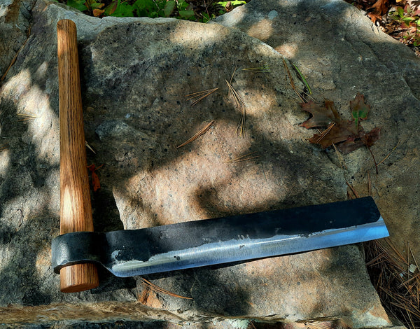 Hand forged Froe wood splitting tool