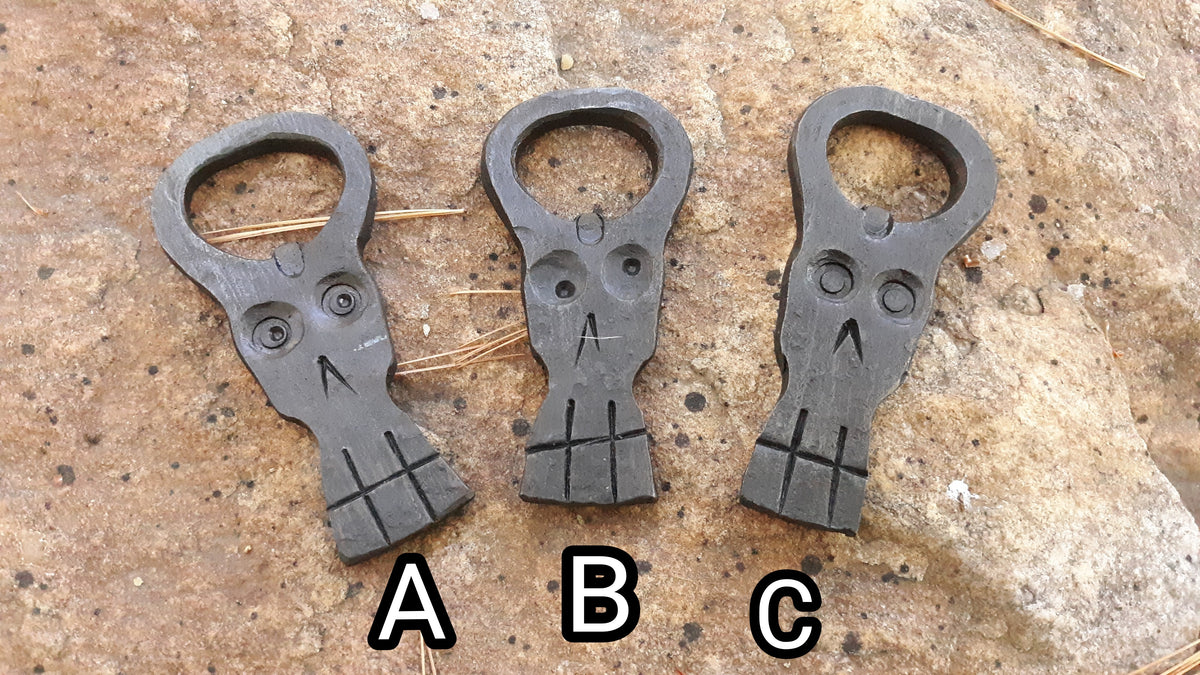 Skull Bottle opener, Hand Forged – Refiner's Forge