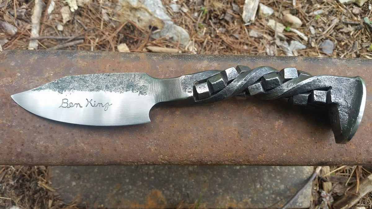 Horse Head Rail Spike Knife