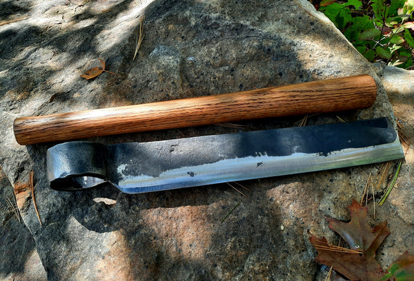 Hand forged Froe wood splitting tool