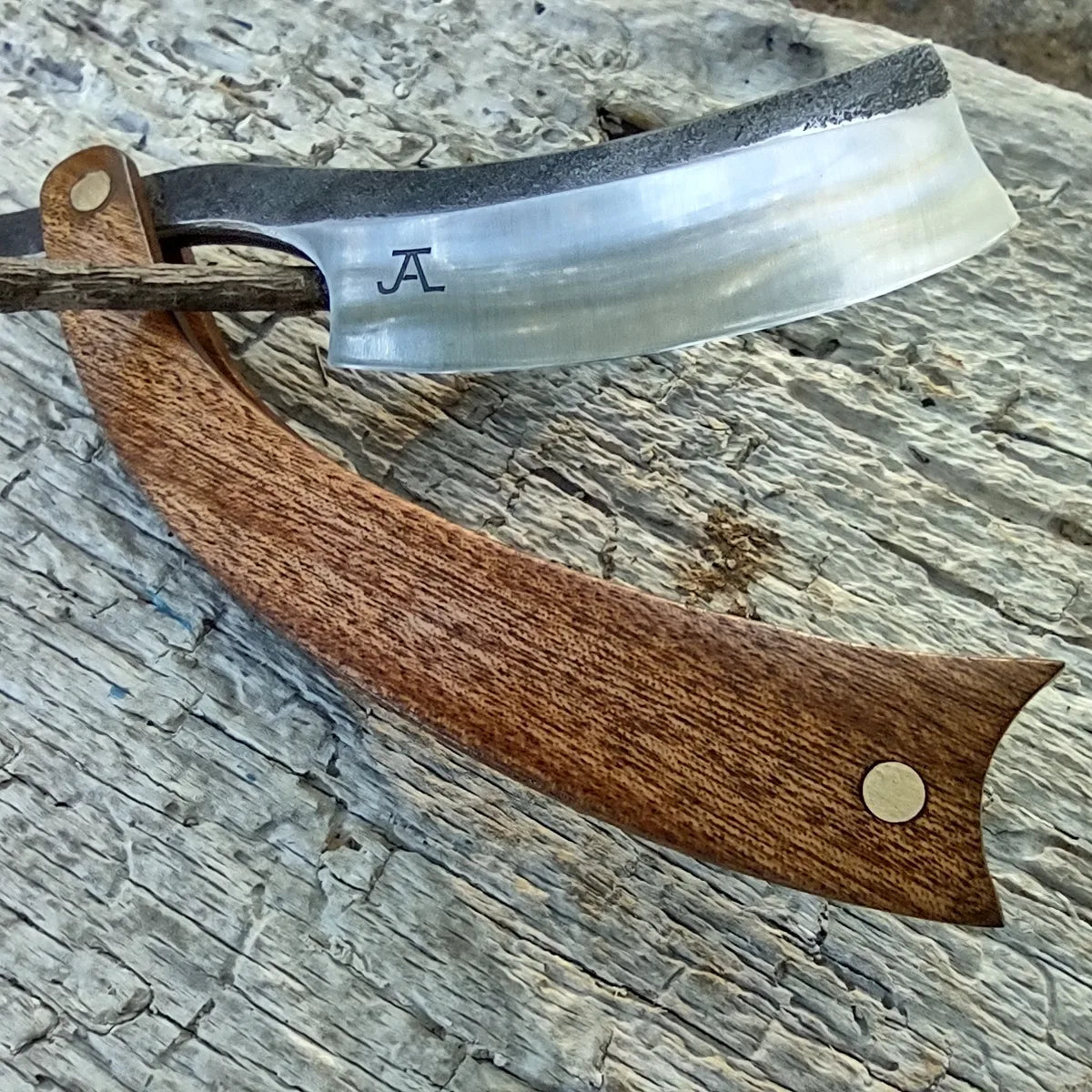 Straight Razor Mahogany Handle – Refiner's Forge
