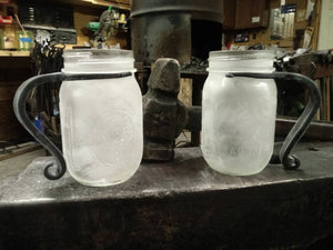 Shine Stines, Forged Handles for Mason Jars