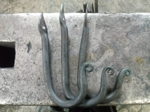 Forged Spade Hooks, Blacksmith